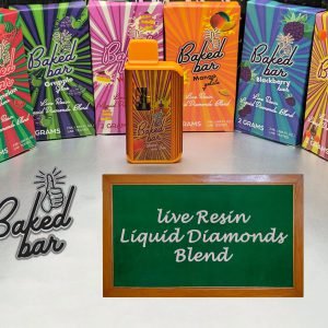 Baked Bar Live Resin and Liquid Diamonds Blend Disposables (2g)